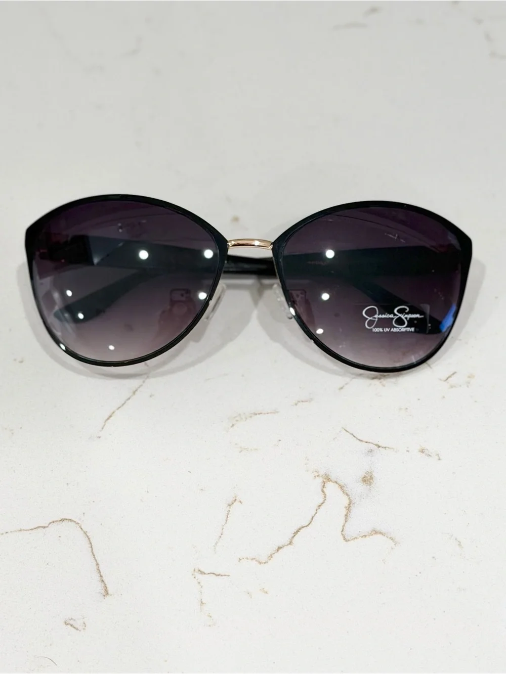 Women's Black Sunglasses with Gradient Lenses - Signature Style